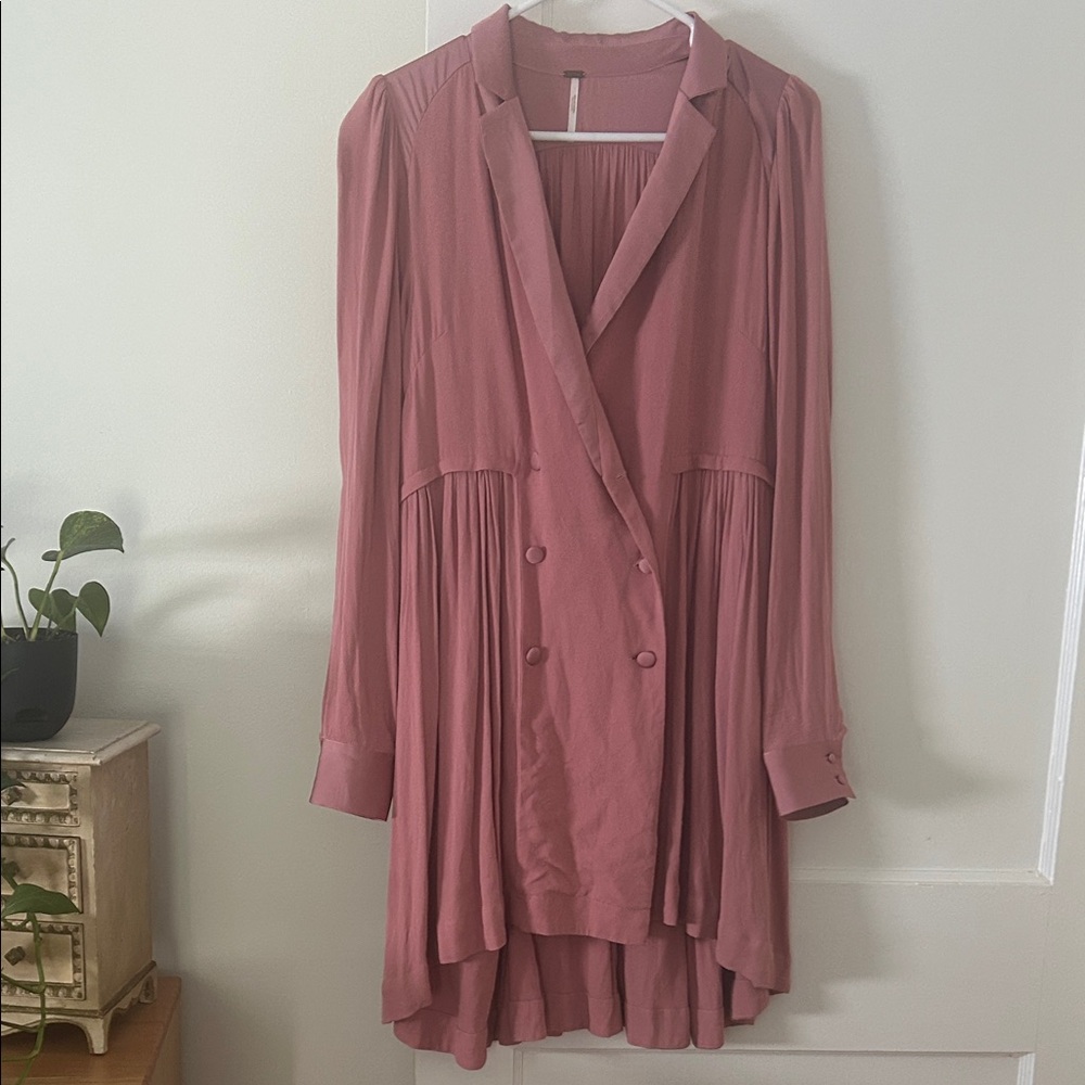 Free People Double-Breasted Dress